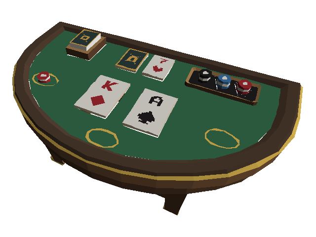 Blackjack table from Sand Arena