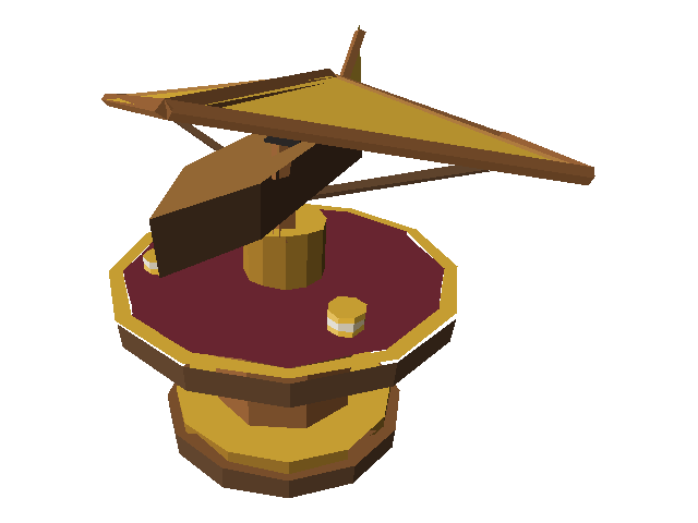 Glider Crash table from Sand Arena
