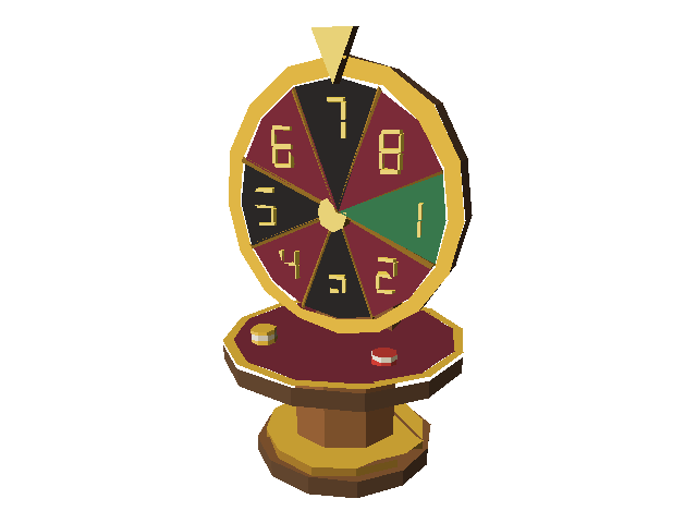 Lucky Number table from Sand Arena